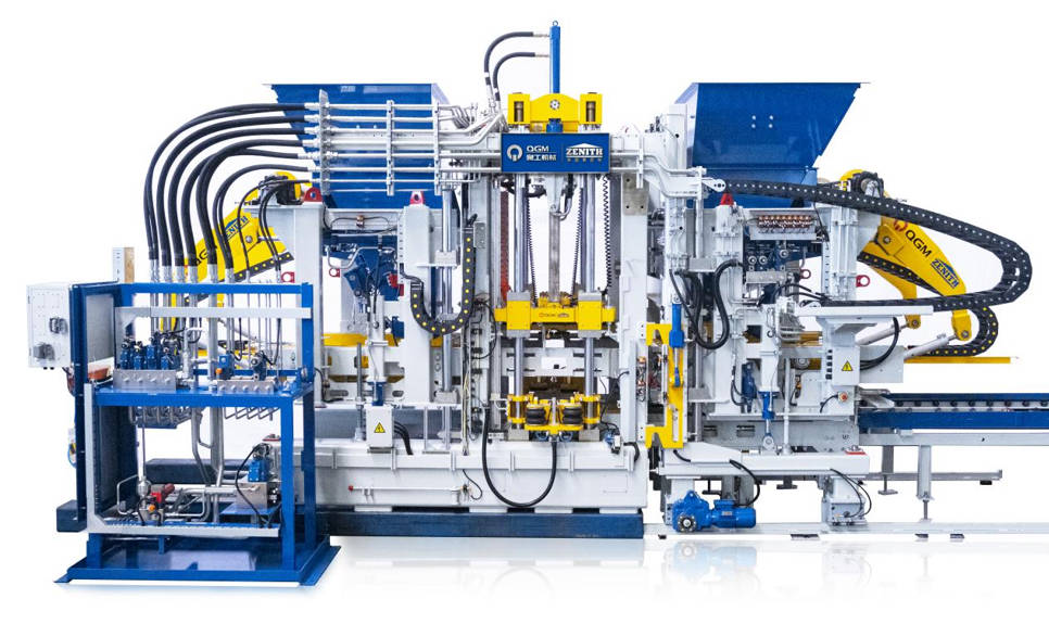 د لوړ فعالیت کانکریټ بلاکونو لپاره د خښتو پرمختللي ماشین